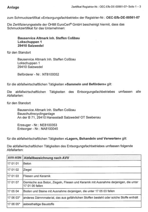 ÖHMI Zertifikat EfBV Anlagen 03.2023