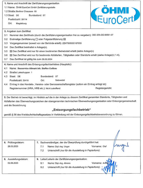 OeHMI Zertifikat EfBV Zertifikat 03.2023